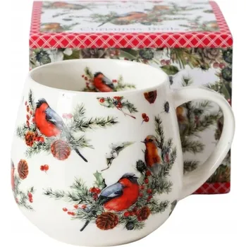 Hrnek Duo Christmas Birds porcelán 430 ml