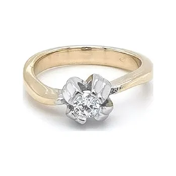 Prsten Prsten se Zirkonem z Kombinovaného Zlata 7130005