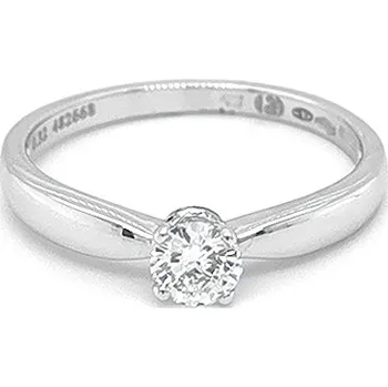 Prsten Zlatý Zásnubní Prsten s Diamantem B200042