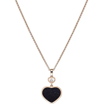 Náhrdelník Zlatý Přívěsek Chopard Happy Hearts 797482-5510 2050603