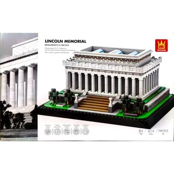 ostatní stavebnice Wange 4216 – Lincolnův památník, 799 dílků | Architektonická stavebnice Washington, USA