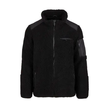 Pánská softshellová bunda Brandit Pánská fleecová bunda Ramble Teddyfleece, černá