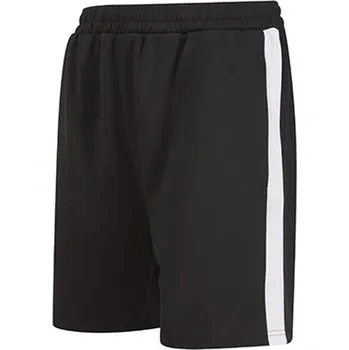 Finden+Hales Pánské šortky s kapsami na zip LV886 Black-White XS