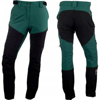 Dámské kalhoty Dámské trekové kalhoty Alpinus Socompa černo/zelené XL
