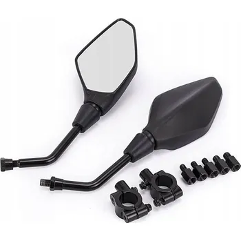 Zrcátko pro motocykl ZRCÁTKA PRAVÉ LEVÉ SADA UNIVERZÁLNÍ M8 M10 OBJÍMKA HIT NEW TopX