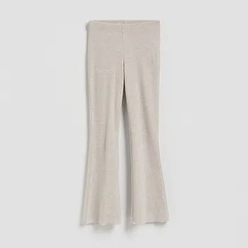 Dámské kalhoty Reserved - Kalhoty ze strukturované látky - béžová - 883GA-08M - 883GA-08M-M