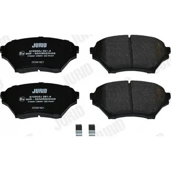 Brzdová destička Jurid 572597J Sada brzdových destiček, kotoučové brzdy