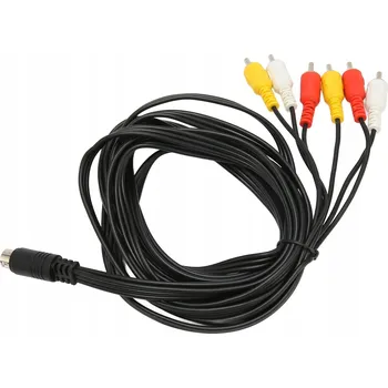 IP kamera Kabel Mini DIN na 6 RCA 9 Pin, čistý signál