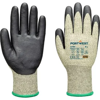Pracovní rukavice PortWest | Arc Grip 13E Level 3 rukavice - Green/Black / XL / XL / zelená