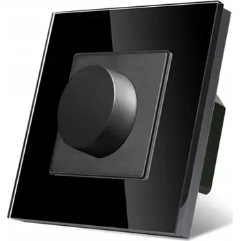 vypínač VYPÍNAČ VENTILÁTORU STMÍVAČ MECHANICKÝ SKLENĚNÝ ČERNÝ