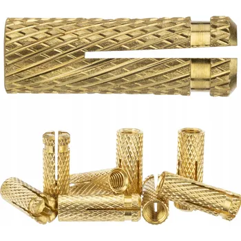 Hmoždinka ROZPĚRNÁ HMOŽDINKA MOSAZNÁ ZAPUŠTĚNÁ KOTVA M12 20ks