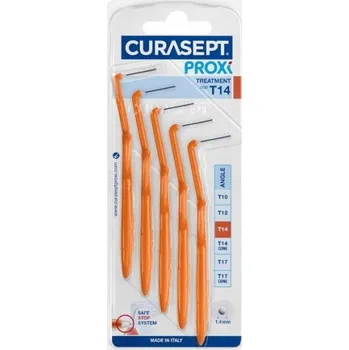 Zubní kartáček CURASEPT PROXI ANGLE ORANŽOVÉ MEZIZUBNÍ KARTÁČKY T14