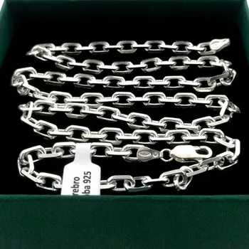 Řetízek STŘÍBRNÝ ŘETÍZEK ANKR PLNÝ 4,5 MM STŘÍBRO 925