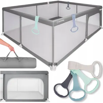 Dětská postýlka Dětská ohrádka VELKÉ DĚTSKÉ HŘIŠTĚ 150 x 200 x 68 cm + madla