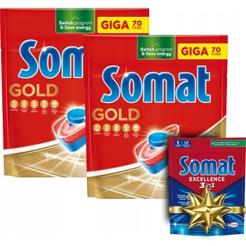 Tablety do myčky Somat Gold 140 ks + Dárek