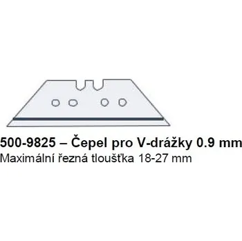 Kuchyňský nůž V-CUT nůž 0,9 mm