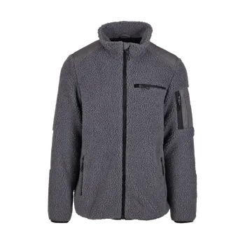 Pánská softshellová bunda Brandit Pánská flísová bunda Ramble Teddyfleece, antracitová