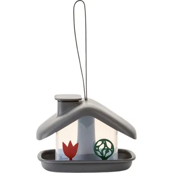 Krmítko pro ptáka Krmítko pro ptáky DOMEK plast, antracit