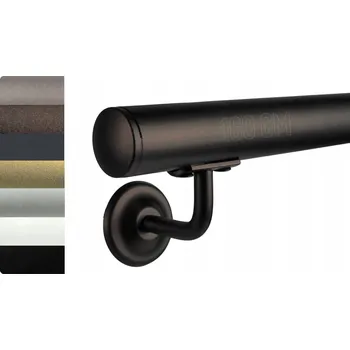 Madlo do koupelny Madlo na schody nástěnné kulaté fi 40 160cm