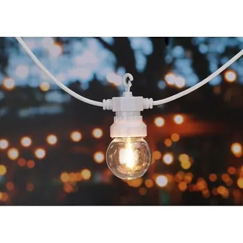 ProGarden Světelný řetěz LED PARTY 20 žárovek bílý KO-LE2200170