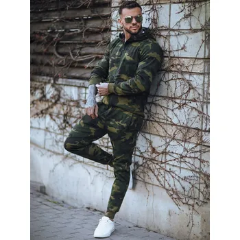 Tmavě zelená pánská maskáčová souprava AX0622z Velikost: 2XL