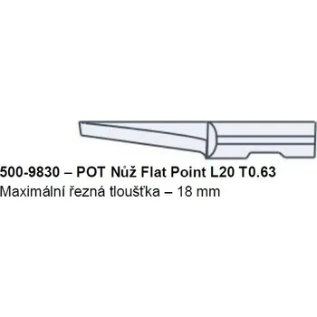 Kuchyňský nůž POT nůž L20 T0,63