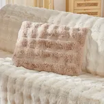 3Pagen Fleecový polštář Eldo hnědá 40 x 60 cm