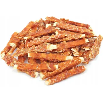 Pamlsek pro psa Psí pamlsek Nekko proužky z tresky obalené kuřecím masem 500 g