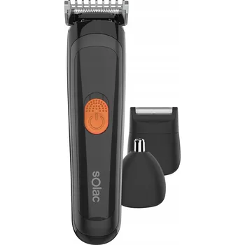 HOLICÍ STROJEK VÍCEÚČELOVÝ ZASTŘIHOVAČ SOLAC POURPOSE 3 NÁSTAVCE VÝDRŽ AŽ 60 MINUT