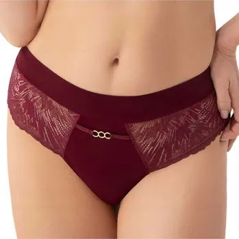 Kalhotky GORSENIA Dámské KALHOTKY střihu BRAZILSKÉ KALHOTKY MILA K958 M Bordó