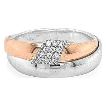 Prsten Zlatý Prsten se Zirkony 7131673