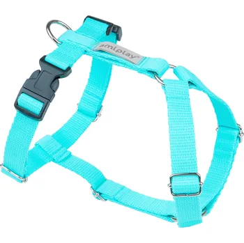 Postroj pro psa Nastavitelný postroj pro psa RUMBA GUARD tyrkysová velikost XS, S, M, L, XL Rozměr: XL - 45-85x65-95x2,5 cm