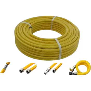 Instalatérský materiál VLNOVCOVÁ TRUBKA S OBALEM NA PLYN DN16 - nerez vlnovec AISI 316L