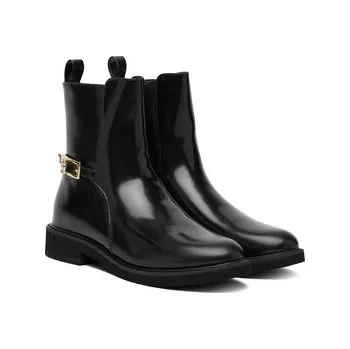 Dámské kozačky Polokozačky Patrizia Pepe PPJ954.24 Černá 38