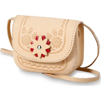 Kabelka Wooline Kožená kabelka pro děti, světlá