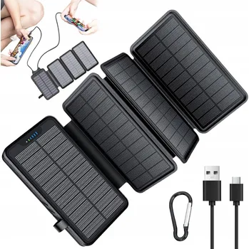 Powerbanka PŘENOSNÁ SOLÁRNÍ NABÍJEČKA 26800MAH PRO KEMPOVÁNÍ, CESTOVÁNÍ A TURISTIKU