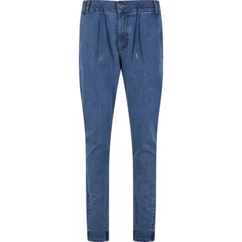 Pánské džíny URBAN CLASSICS TB7567 MID DEEP BLUE WASHED 32