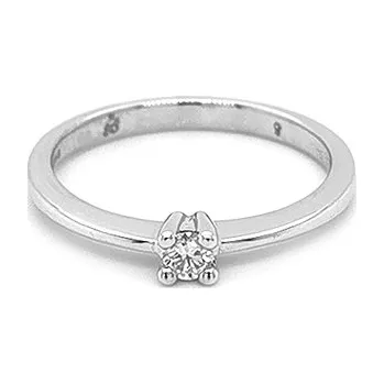 Prsten Zlatý Zásnubní Prsten s Diamantem 2011170