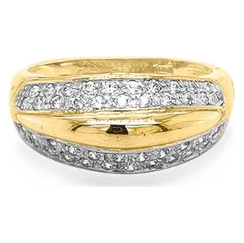 Prsten Zlatý Prsten se Zirkony 7140012