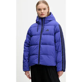 Péřová bunda adidas Essentials Climawarm fialová barva, zimní, oversize, JW9109 54X, vel. XS