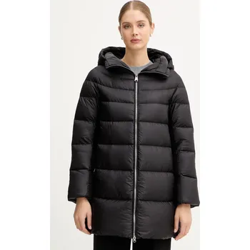 Dámská bunda Péřová bunda Hetrego HANNA černá barva, zimní, oversize, 8P602 99X, vel. 34