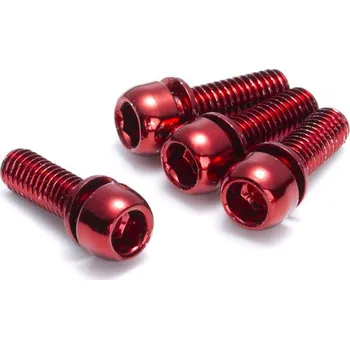 Brzda na kolo Šrouby Reverse M6x18mm Red 4ks brzdový třmen 01809