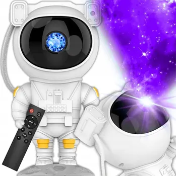 Noční světlo PROJEKTOR NOČNÍ OBLOHY NOČNÍ LAMPA ASTRONAUT PRO DĚTI VESMÍRNÝ PROJEKTOR S DÁLKOVÝM OVLÁDÁNÍM