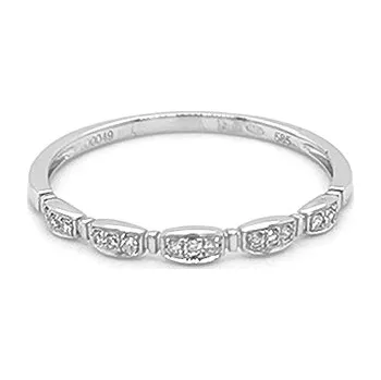 Prsten Zlatý Prsten s Diamanty 2010173