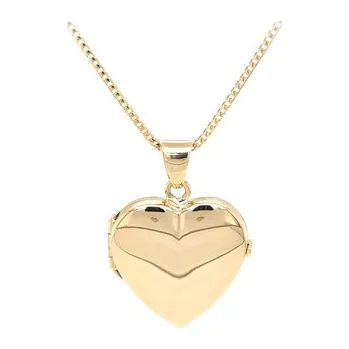 Přívěsek Zlatý Přívěsek Medailonek Srdce na Fotku 7151798