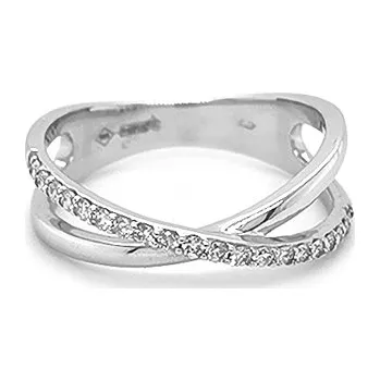 Prsten Zlatý Prsten s Diamanty 2010192