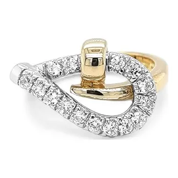 Prsten Zlatý Prsten se Zirkony 7130553