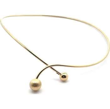 Náhrdelník Zlatý Pevný Náhrdelník Kulíčky 7040406