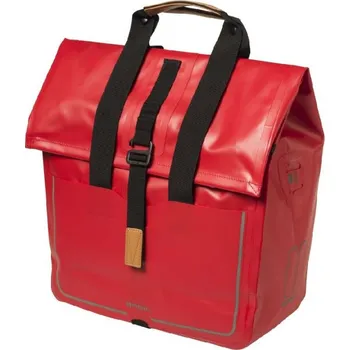 brašna na kolo Brašna Basil Urban Dry Shopper Single na nosič červená