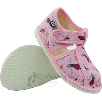 Chlapecké bačkory Dětské pantofle RAK x Bačkůrky.eu 100015 - Růžová holka - vel. 20